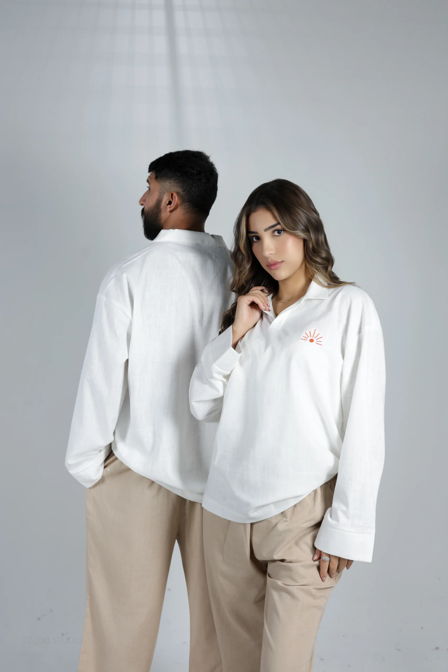 487A0009_(2) Shirt White Linen - Image 2