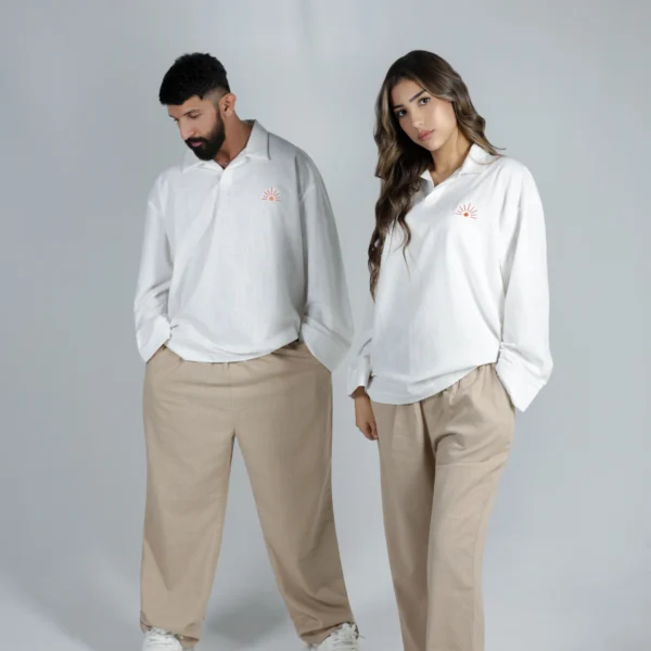 Beige Linen trousers