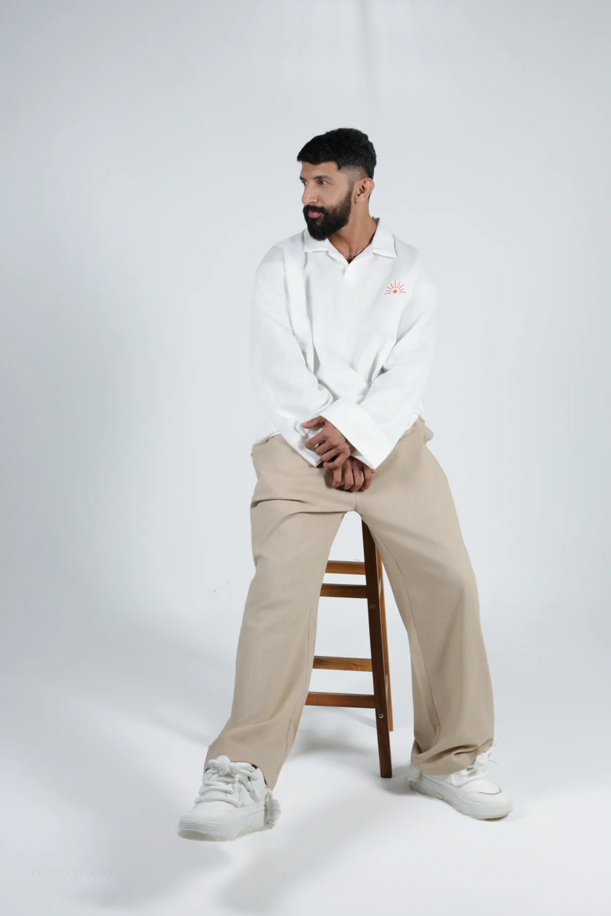 Beige Linen trousers - Image 5