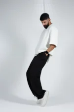 Essential Ribbed Off-White T-Shirt - Image 4