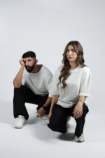 Essential Ribbed Off-White T-Shirt