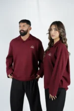 Shirt Deep Burgundy Linen - Image 2